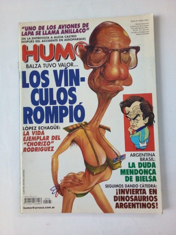 Producto - Humor #563 Los vínculos rompió - Setiembre 1999 - López Echagüe Cascioli