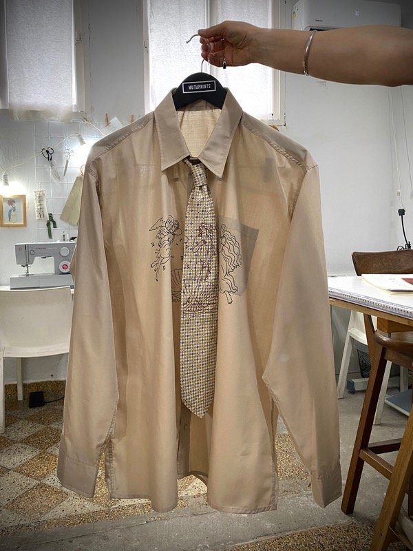Producto - Camisa Beige gay birth