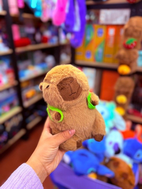 Producto - Peluche Capybara con mochila