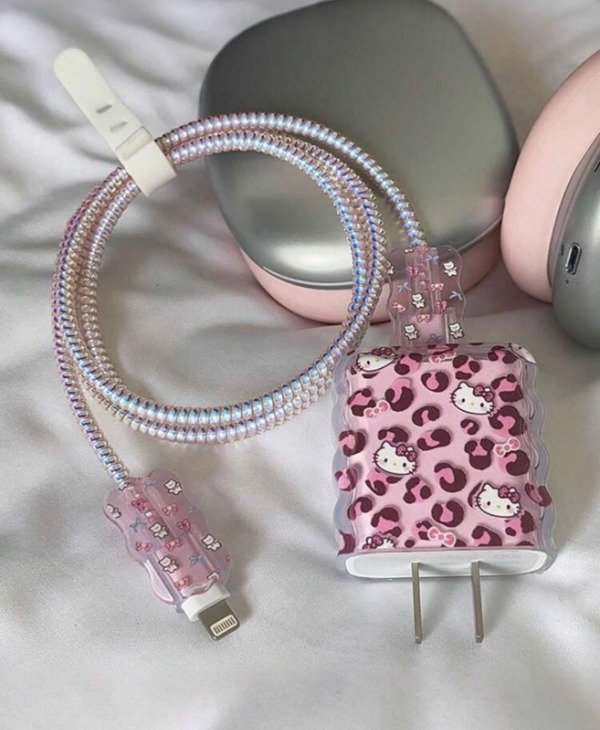 Producto - Protector de cargador kitty print