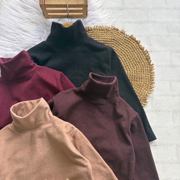 Polera de Darlon chocolate talle 4 al 16 — imagen 2