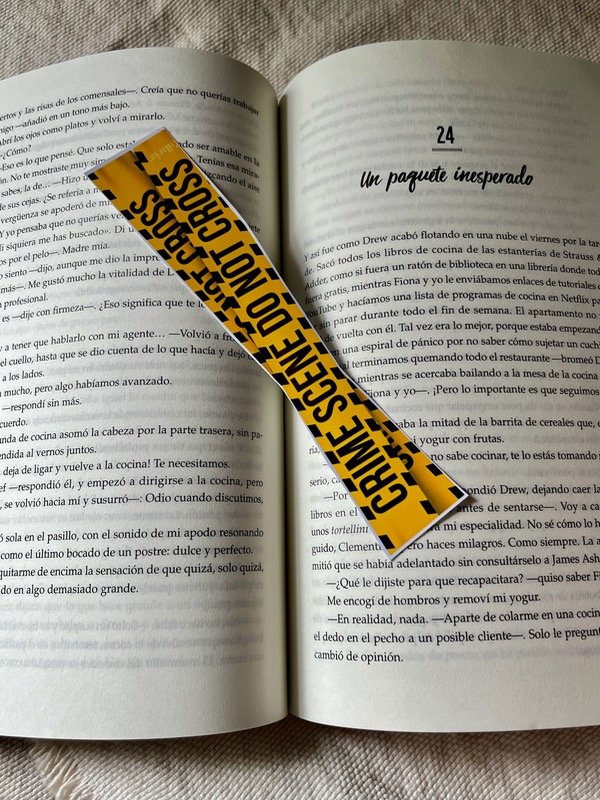 Producto - Marcapáginas "crime scene"