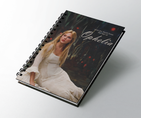 Producto - Cuaderno tapa dura - The fate of Ophelia
