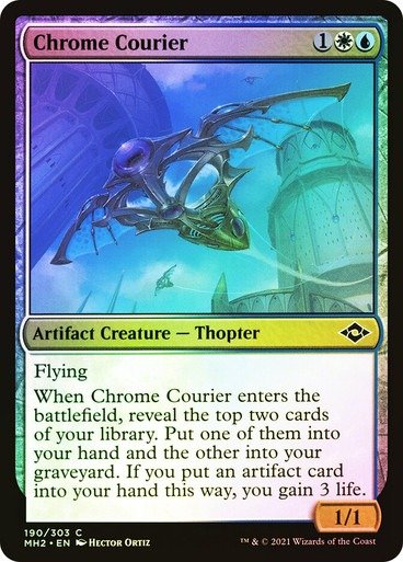 Producto - Chrome Courier Foil  Modern Horizons 2