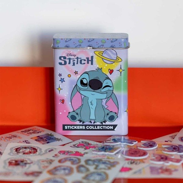 Producto - Lata con stickers - Stitch