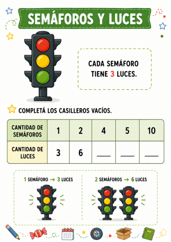 Producto - PROPORCIONALIDAD EN TABLAS: Actividades con apoyo visual - 5