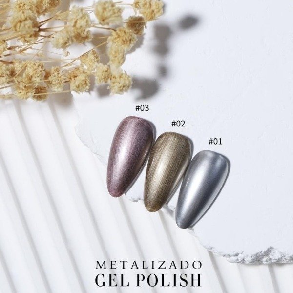 Producto - ESMALTES SEMIPERMANENTE NAVI METALIZADAS