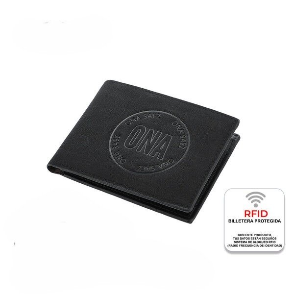 Producto - Billetera Ona Saez Hombre Negro