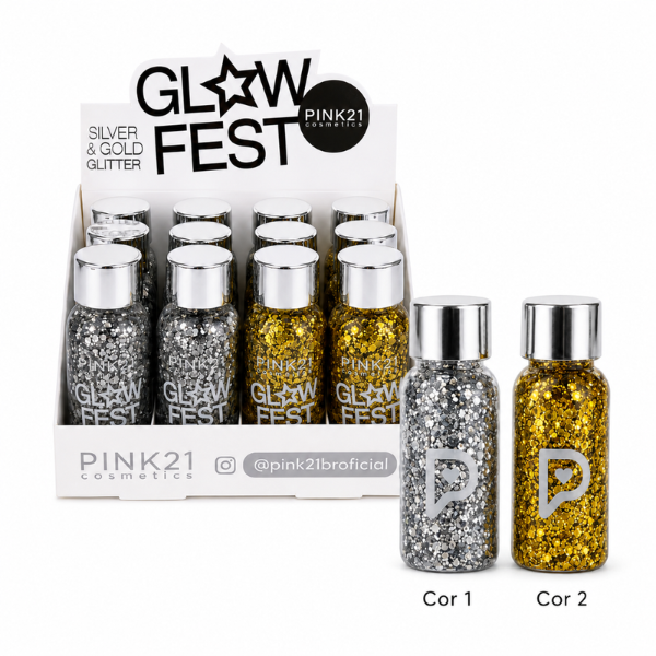 Producto - Glitter en Gel Glow Fest Pink 21