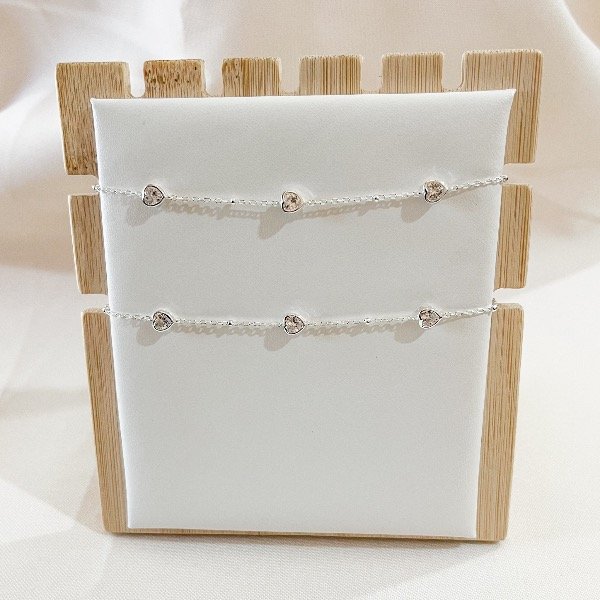 Producto - Pulsera Triple Corazón Cubic