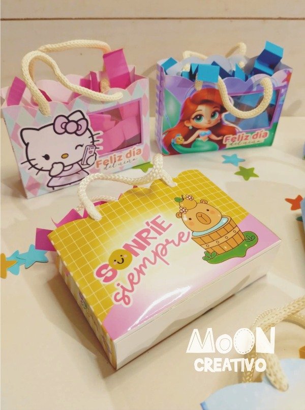 Producto - 12 Bolsas Boutique Personajes Infantiles Día del Niño