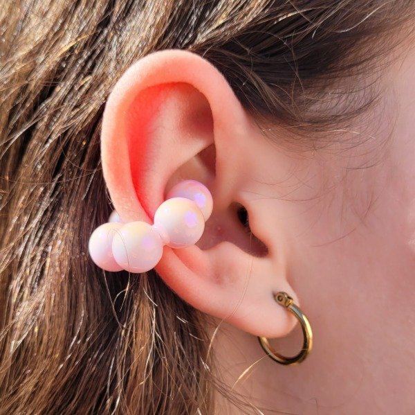 Producto - Ear Cuff "Burbujas Iridiscentes"