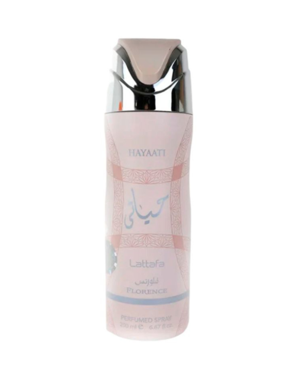 Producto - Lattafa - Hayaati Florence - Perfume en Aerosol Desodorante 200 ML