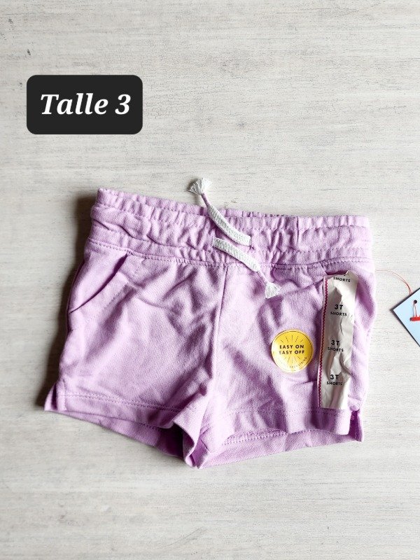 Short  algodón cat y jack talle 3 lila