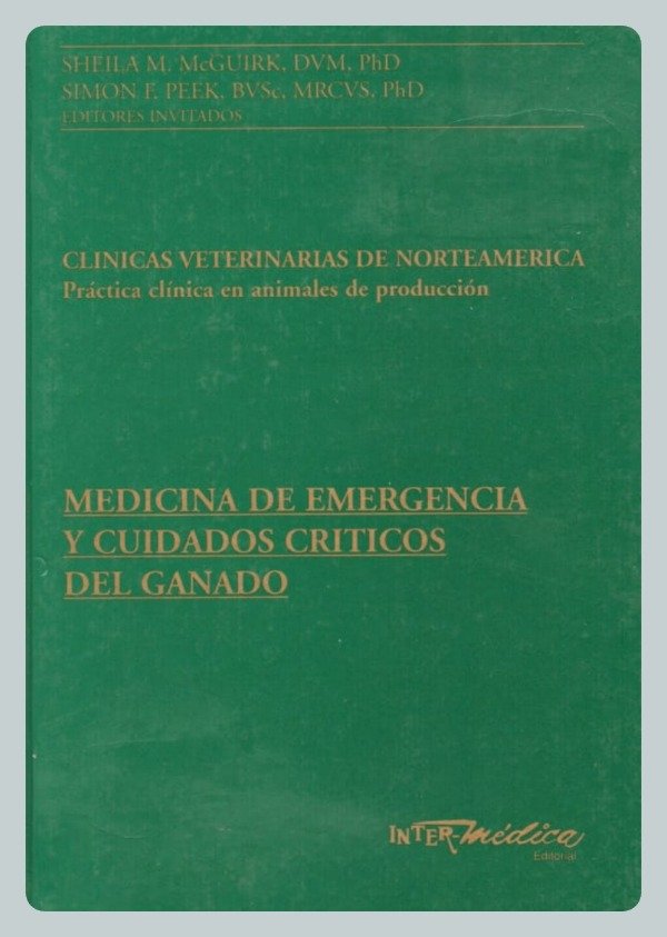 Producto - CVNA - McGuirk: Medicina de Emergencia y Cuidados Críticos del Ganado