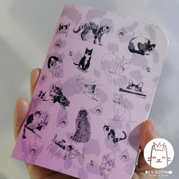 Producto - Cuaderno gatuno A6