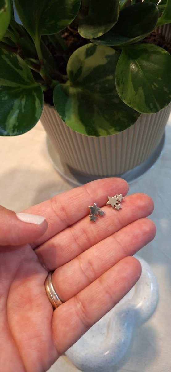 Producto - Aros Pasantes Estrellitas