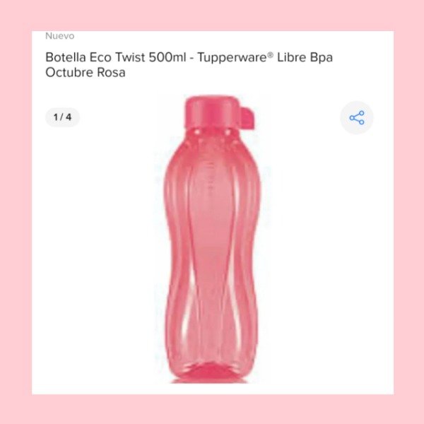 Producto - Botella Octubre Rosa 500ml con pico