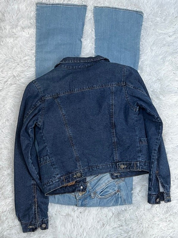 Chaqueta jeans mini pocket y2k — imagen 3