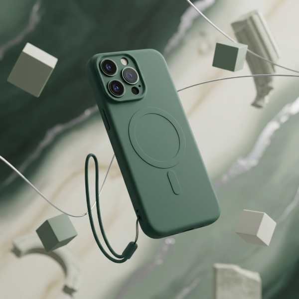 Producto - Magsafe silicona + correa Verde