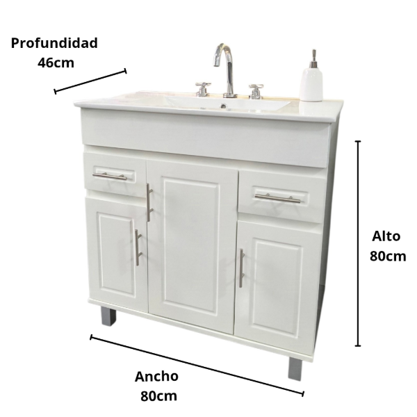 Producto - Vanitory de 80 cm "Traful" - 10