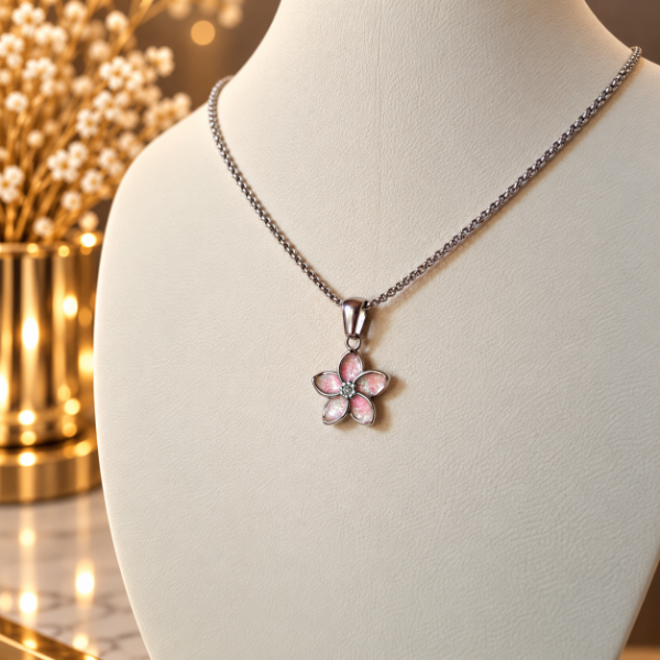 Producto - Dije o Collar Florcita Esmaltada - Código 000564 - 1