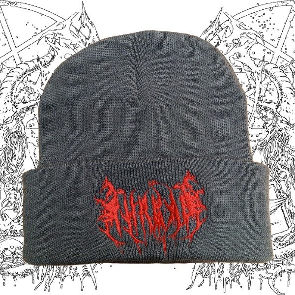 Producto - Gorro Thread Gris Bordado Rojo
