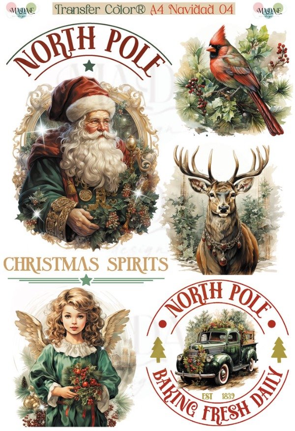 Producto - TRANSFER COLOR A4 NAVIDAD 04