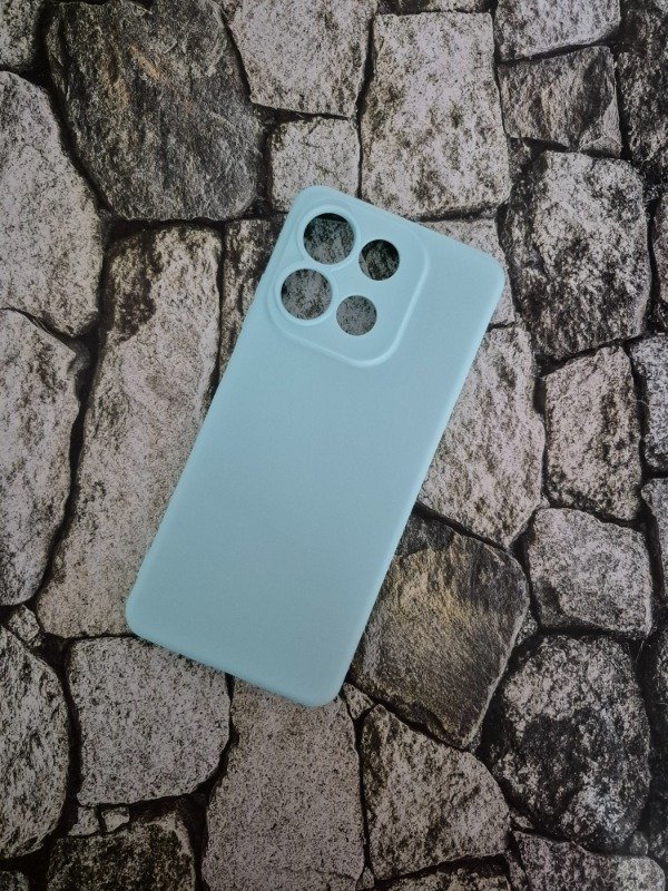 Producto - Funda tpu simil silicon sin felpa Moto G56 celeste