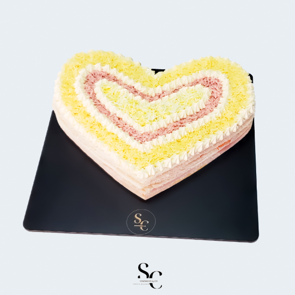 Producto - Torta Sándwich Corazón Primavera - 0