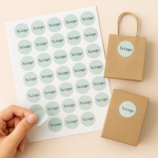 Producto - STICKERS CIERRA BOLSA 40 UNIDADES EN PLANCHA