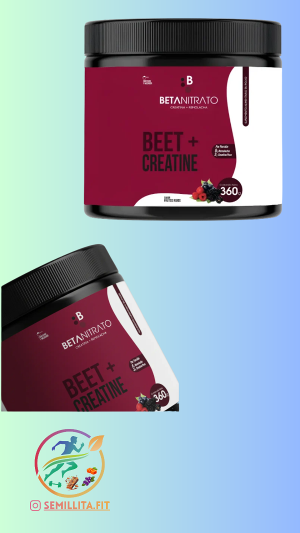 Producto - Extracto de Remolacha + Betanitrato + Creatina 360gr - Sabor Frutos Rojos - 0