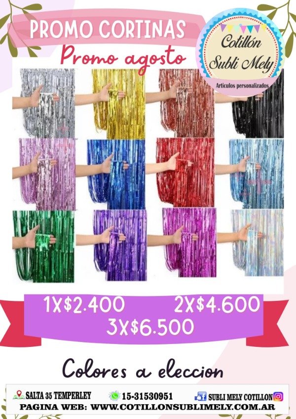 Producto - PROMO CORTINAS METALIZADAS