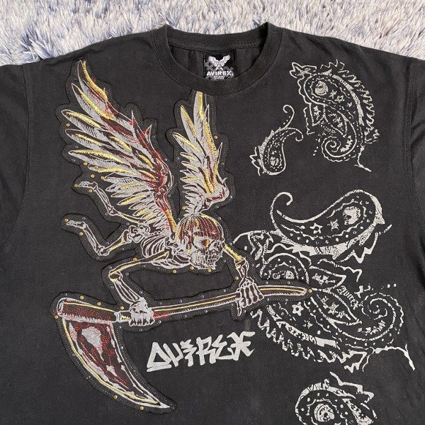 Producto - Avirex Y2K embroiery tee. Talle: XXL