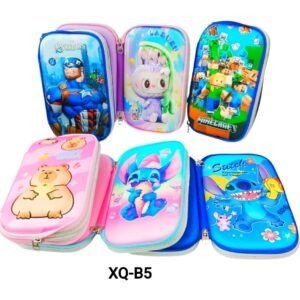 Producto - XQ-B5 CARTUCHERA TAPA DURA PERSONAJES X1U.