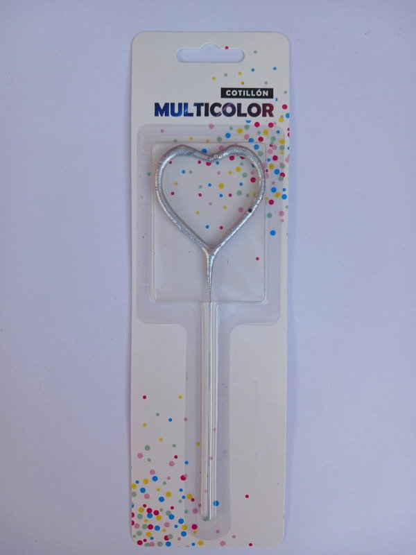Producto - Sparkler Plata Corazón