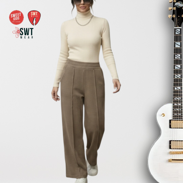 Producto - Pantalón Darlon Waffle con Pinzas hasta Talle 10