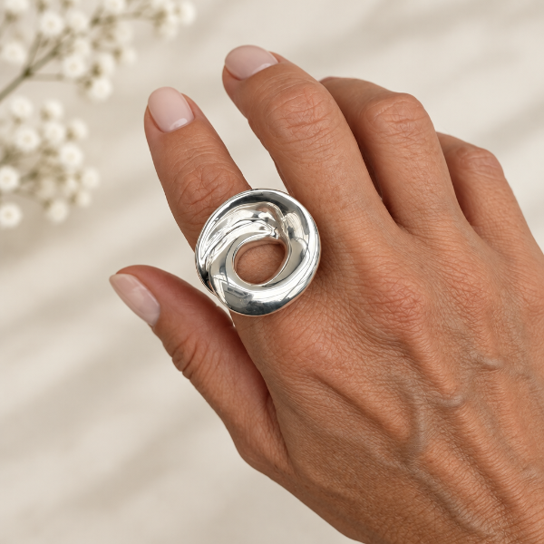 Producto - Statement Anillo de Plata Electro 925