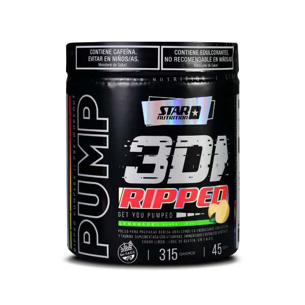 Producto - PUMP 3D RIPPED 315 GRS. - STAR NUTRITION