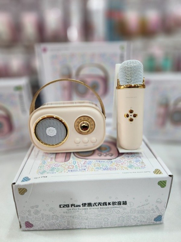 Producto - Parlante Bluetooth c/ micrófono Beige