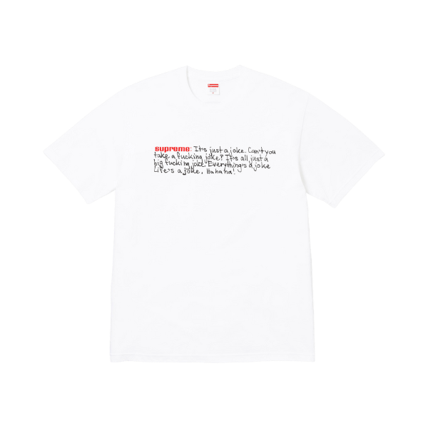 Producto - Supreme Joke Tee White