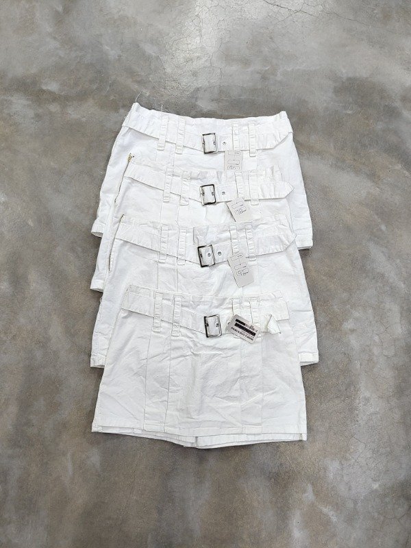 Producto - Short pollera jeans color hueso