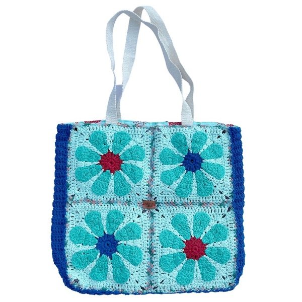 Producto - Bolsa Flower Aguamarina - 0