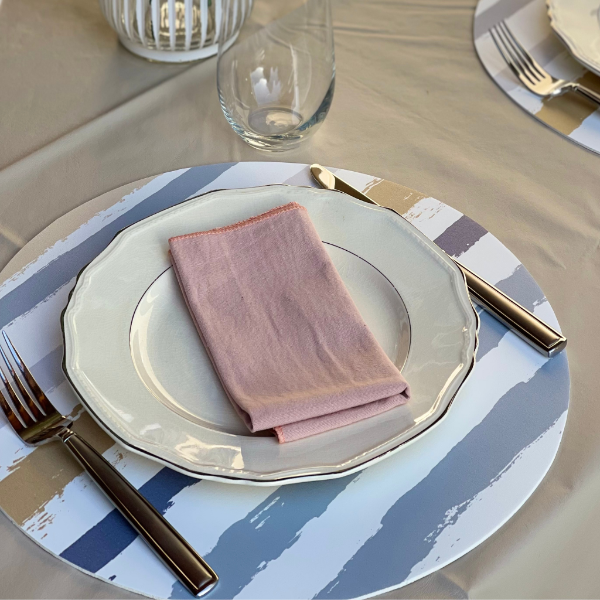 Producto - Individual Rayas Pastel