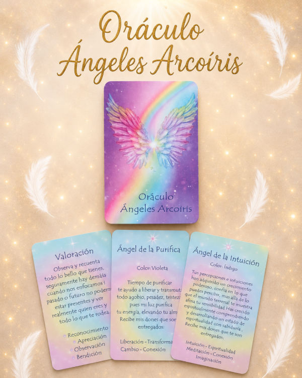Producto - Oráculo Ángeles Arcoíris