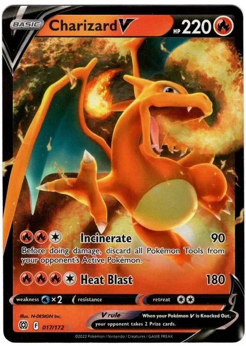 Producto - Charizard V - 017/172 - Brilliant Stars - Holo