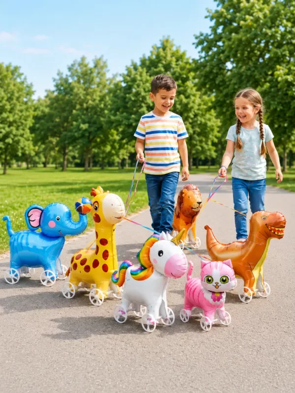 Producto - Globo Leon Con Ruedas 24" - 1