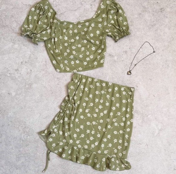 Producto - Conjunto Flor Verde