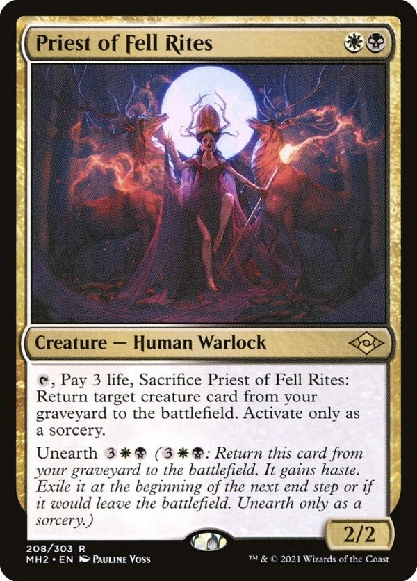 Producto - Priest of Fell Rites #208  Modern Horizons 2