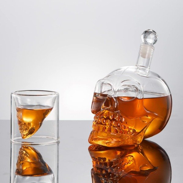 Producto - Calavera (botella vacía, 750 Ml)